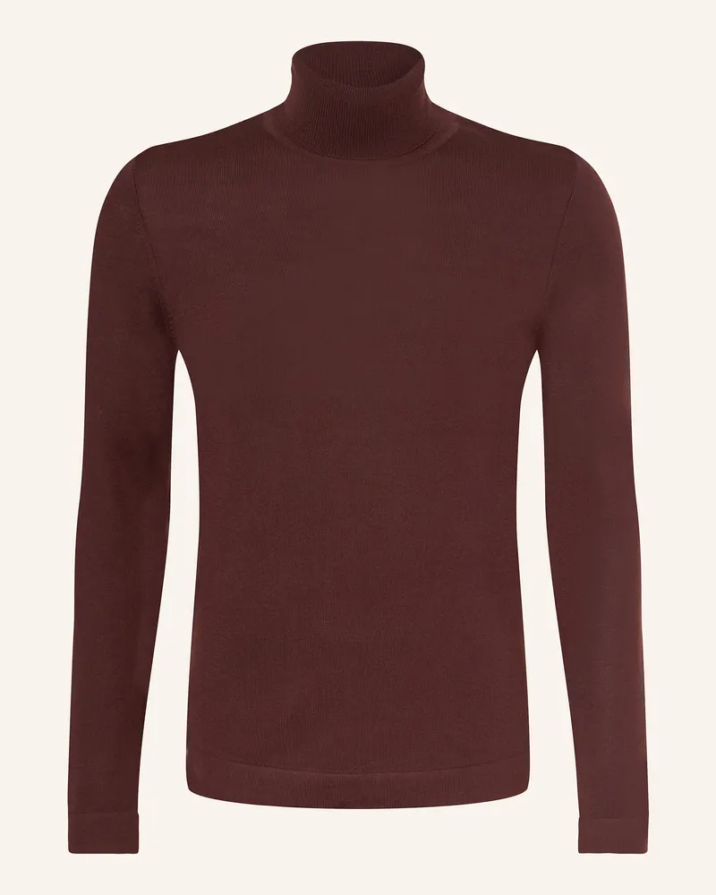 Drykorn Rollkragenpullover Joey rot Dunkelrot