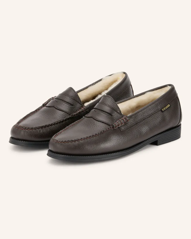 G.H. Bass & Co. Penny-Loafer Easy Weejun braun Dunkelbraun