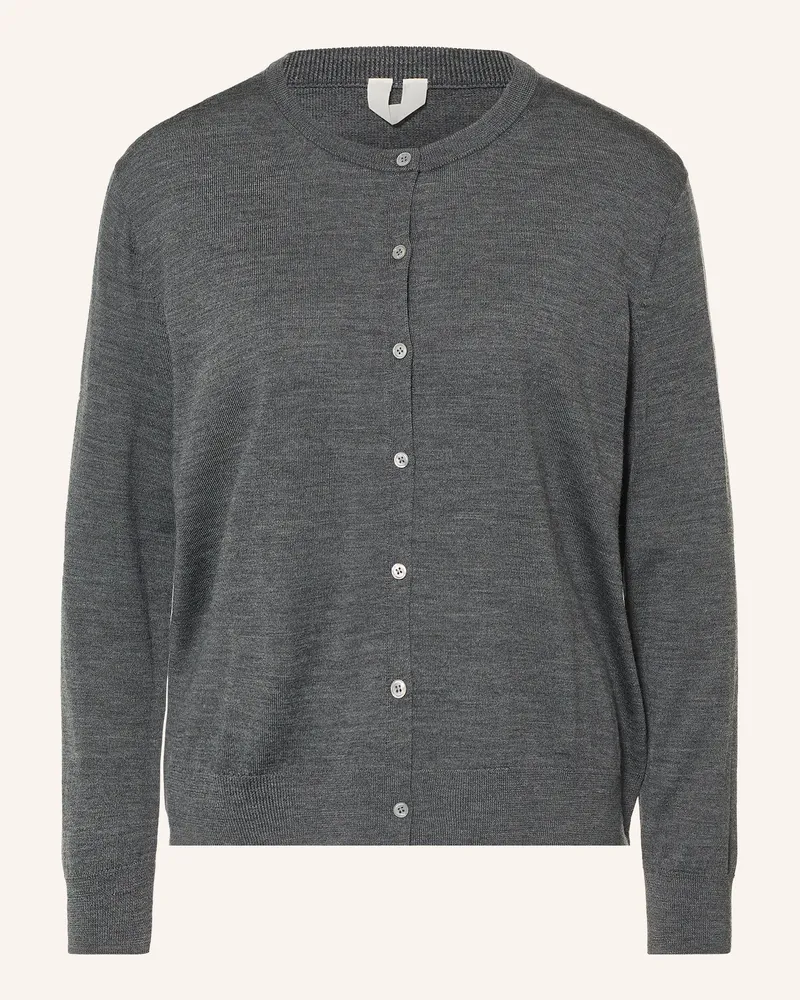 Arket Strickjacke grau Dunkelgrau