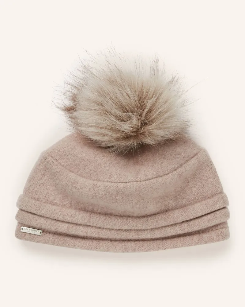 Seeberger Mütze beige Creme