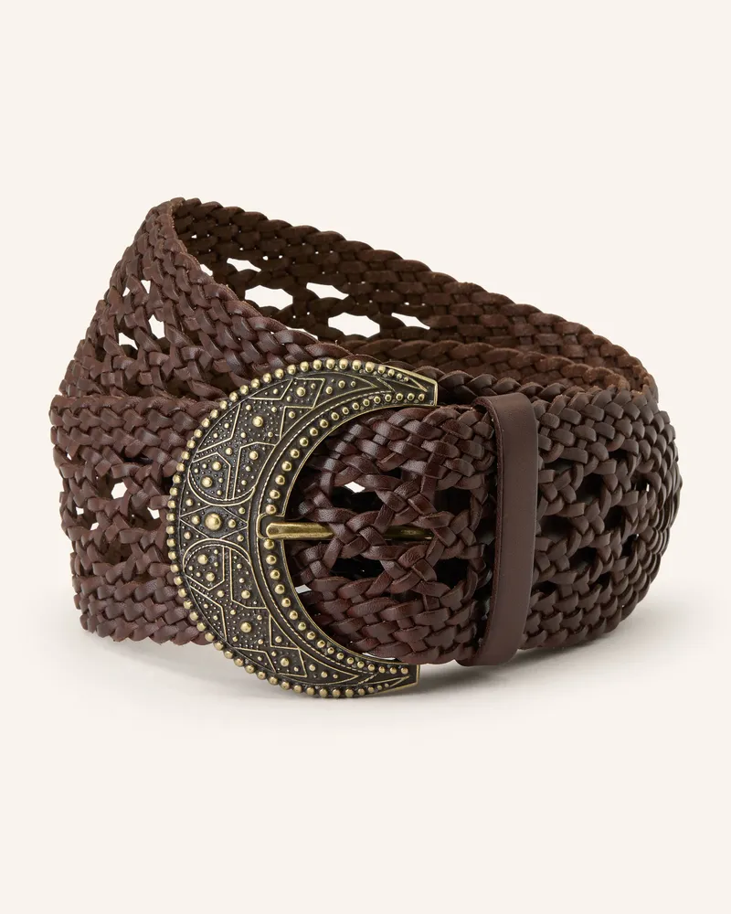 ba&sh Flechtgürtel Balmy braun Dunkelbraun