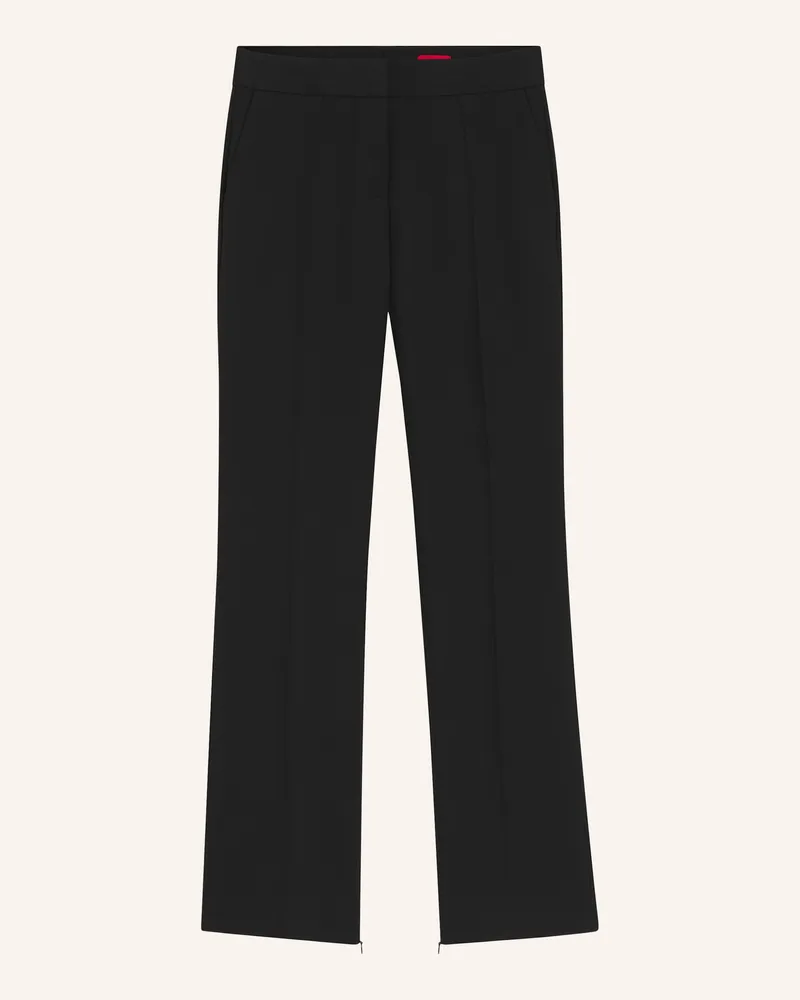 HUGO BOSS Business Hose Hedise Slim Fit schwarz Schwarz