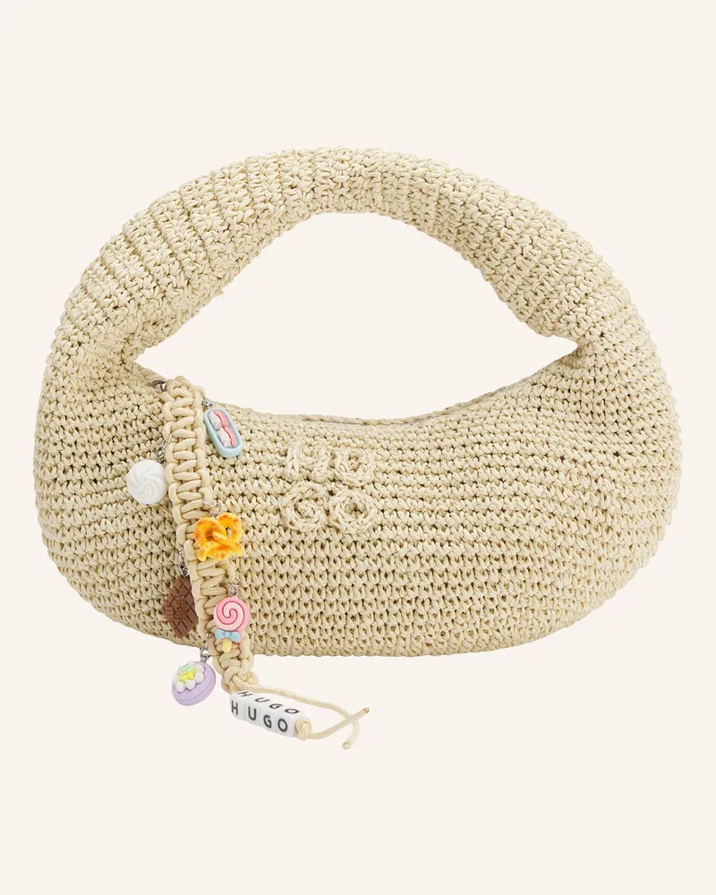 HUGO BOSS Umhängetasche Zeya_Handbag beige Weiss