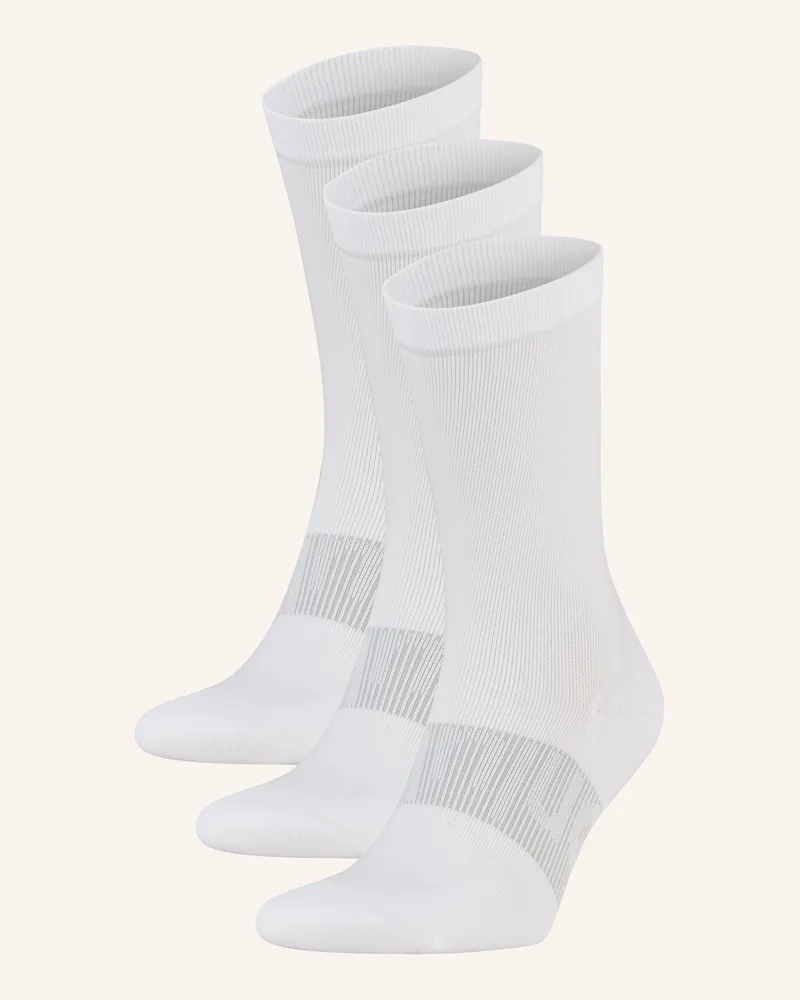 LULULEMON 3er-Pack Sportsocken Power Stride weiss 0002