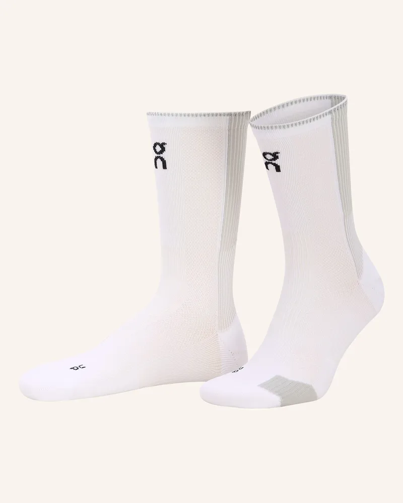 ON Laufsocken Performance weiss 0813