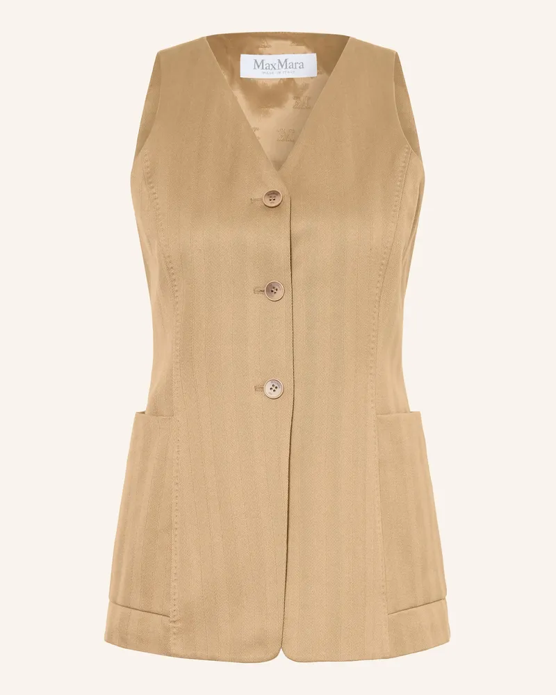 Max Mara Blazerweste FALLA Camel