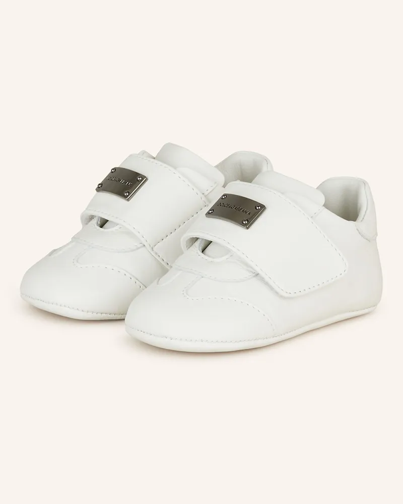 Dolce & Gabbana Krabbelschuhe Weiss