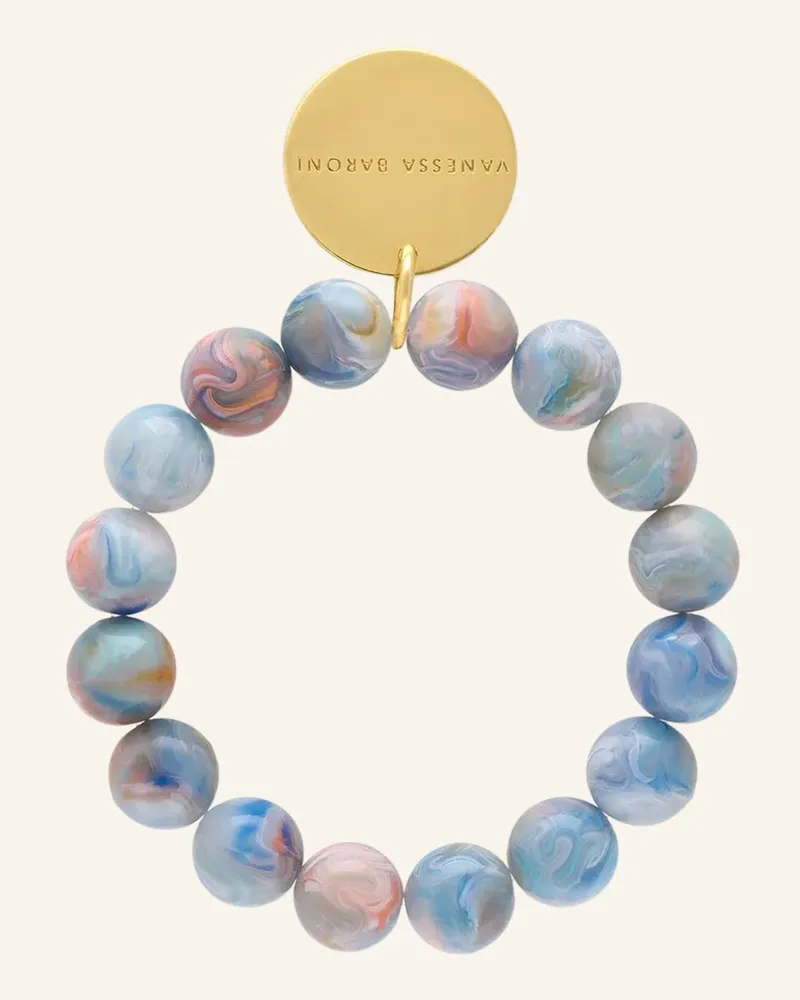 Vanessa Baroni Armbänder Mini Beads Flex Bracelet Sea Wave By Glambou gold Gold