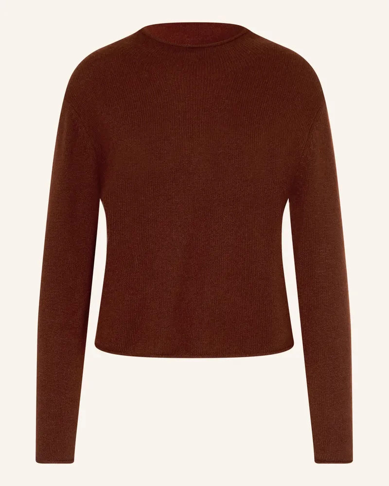 Darling Harbour Cashmere-Pullover braun Dunkelrot
