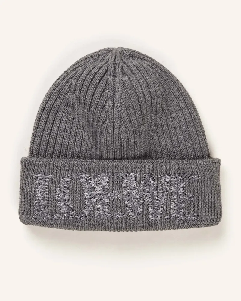 Loewe Mütze grau Grau