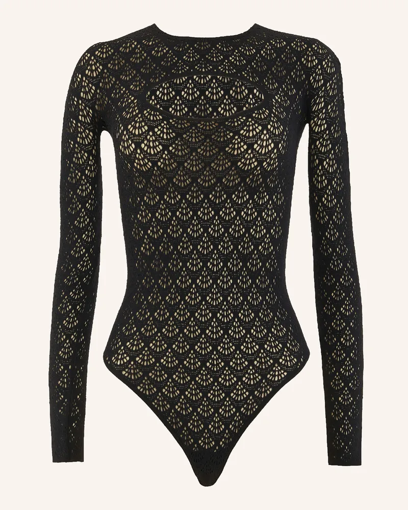 Wolford Body MERMAID NET STRING BODY Schwarz