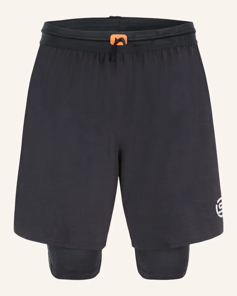 Skins Kompressionshose s3 Superpose schwarz Schwarz