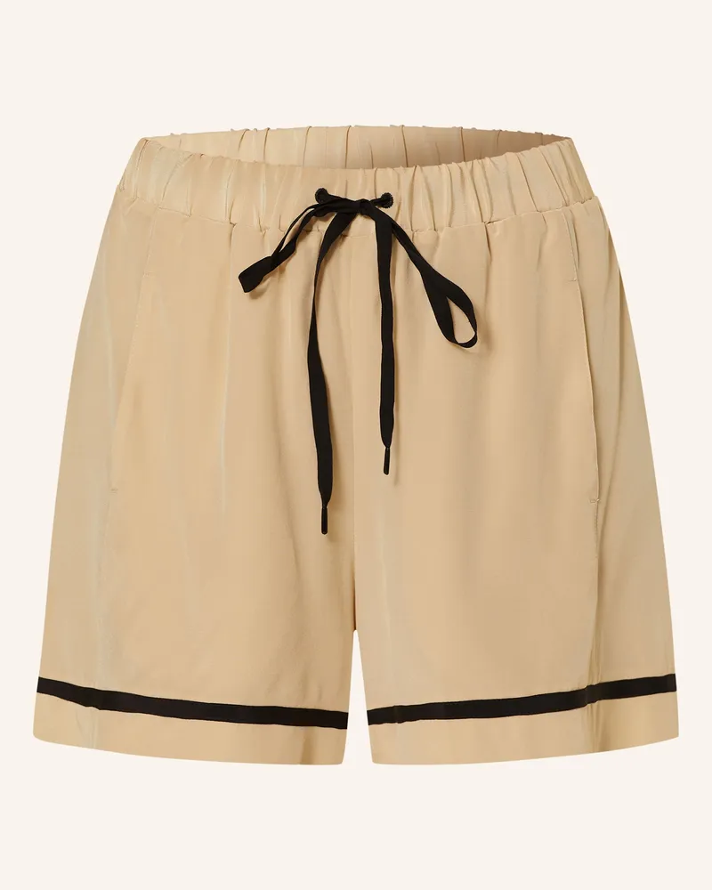 Maryan Mehlhorn Seidenshorts STRATUM Beige