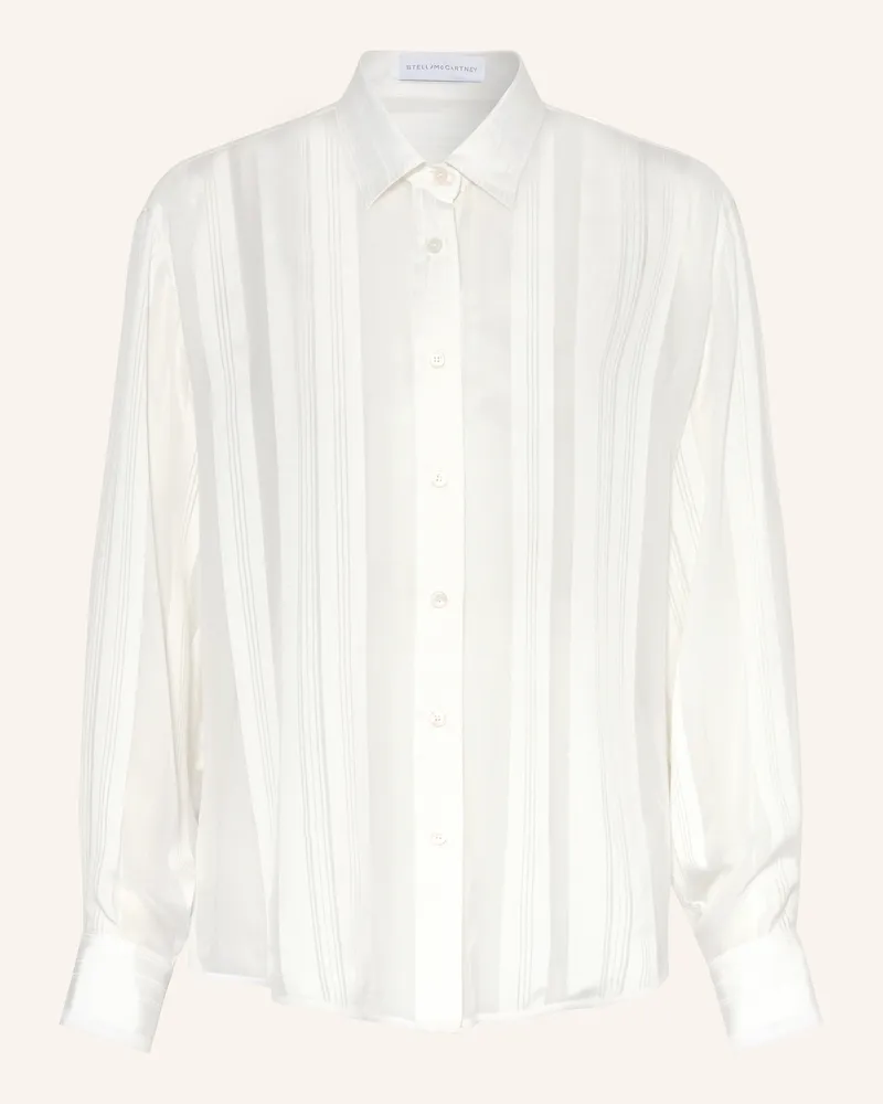 Stella McCartney Hemdbluse aus Seide Ecru