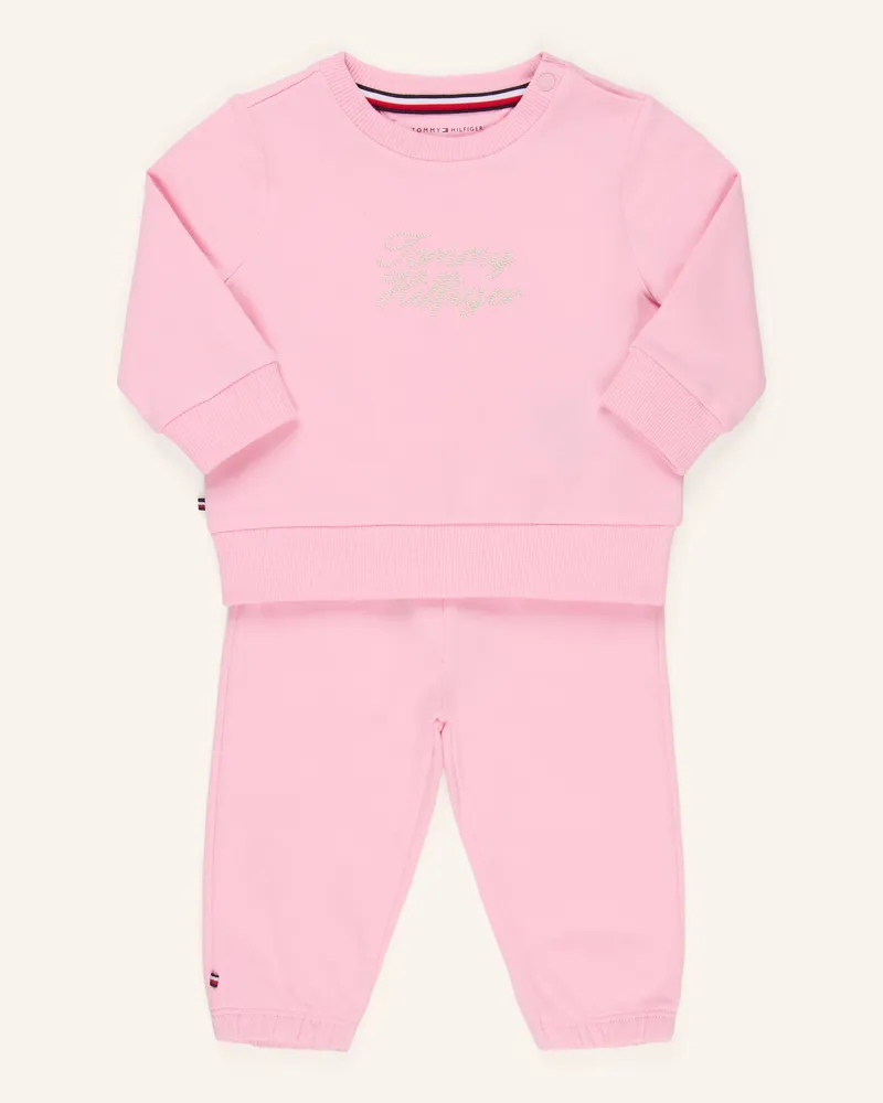 Tommy Hilfiger Set: Sweatshirt Und Sweatpants rosa Rosa