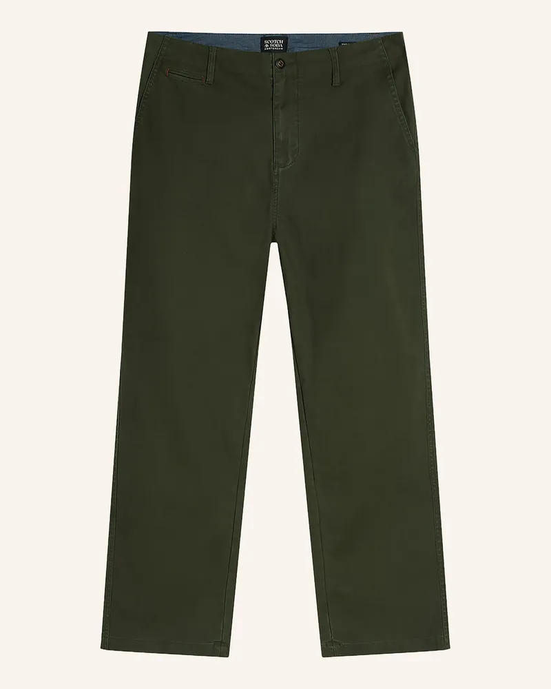 Scotch&Soda Chino Pitch Regular Fit gruen Dunkelgrün