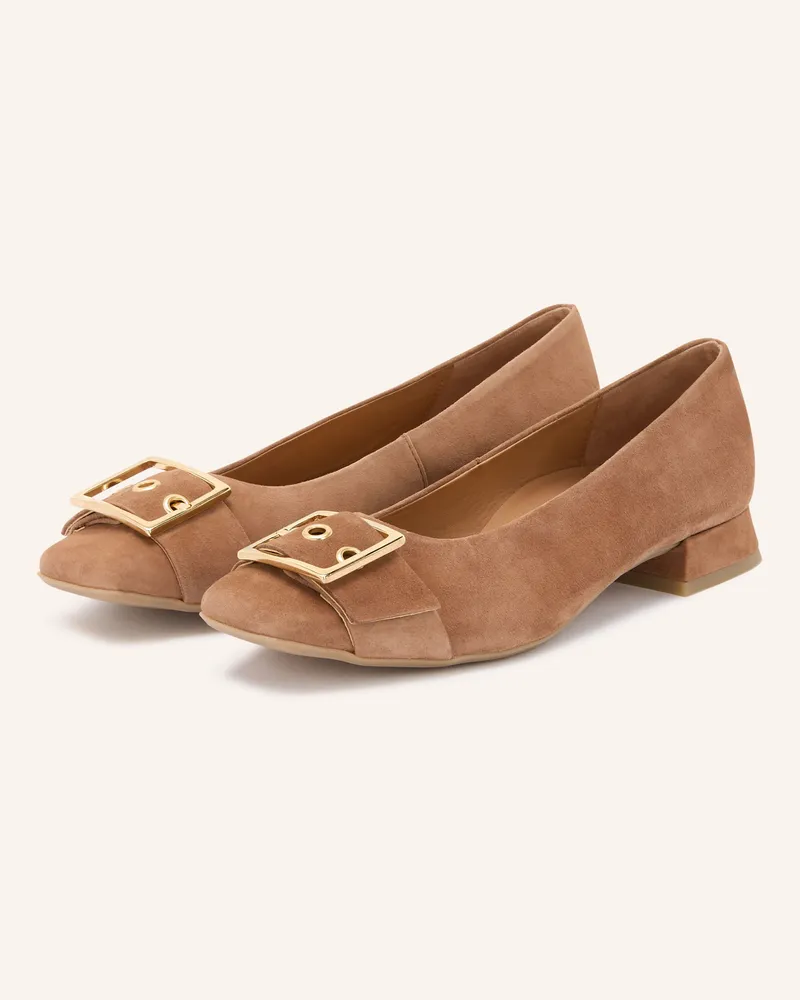 paul green Ballerinas braun Camel