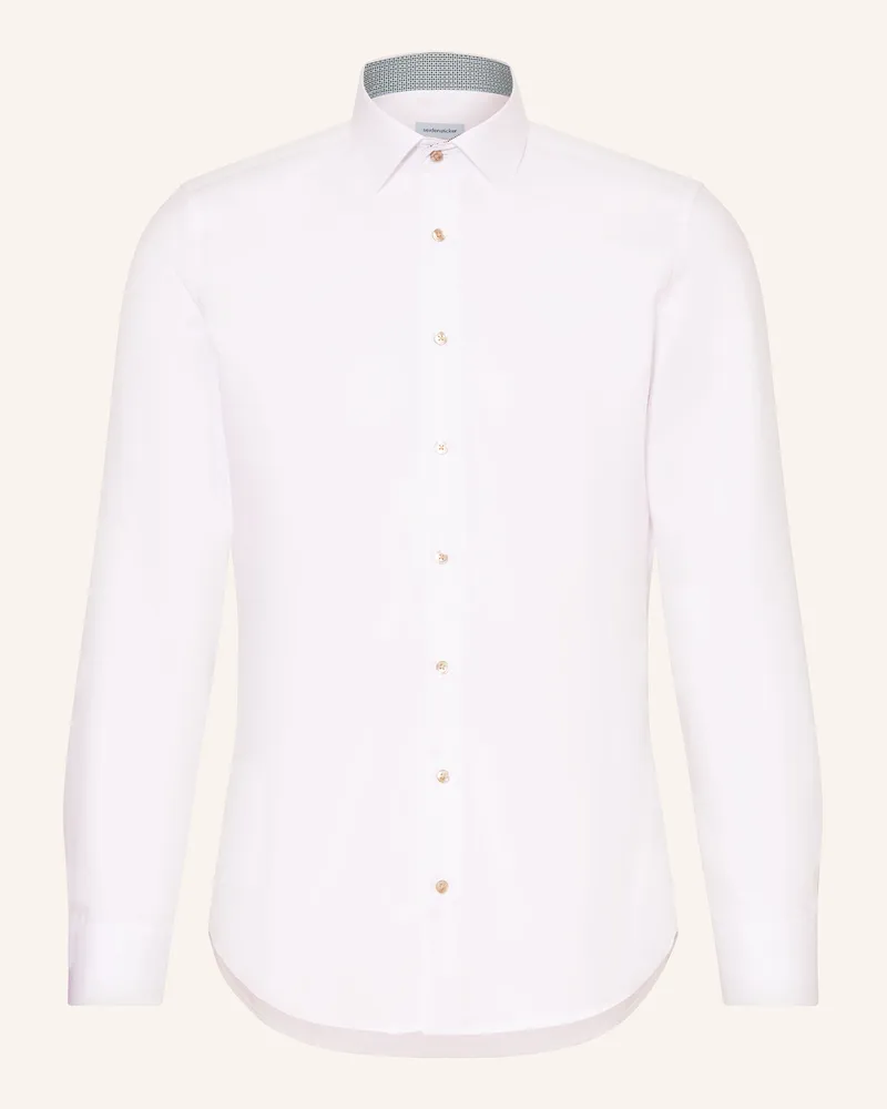 Seidensticker Hemd Slim Fit Weiss