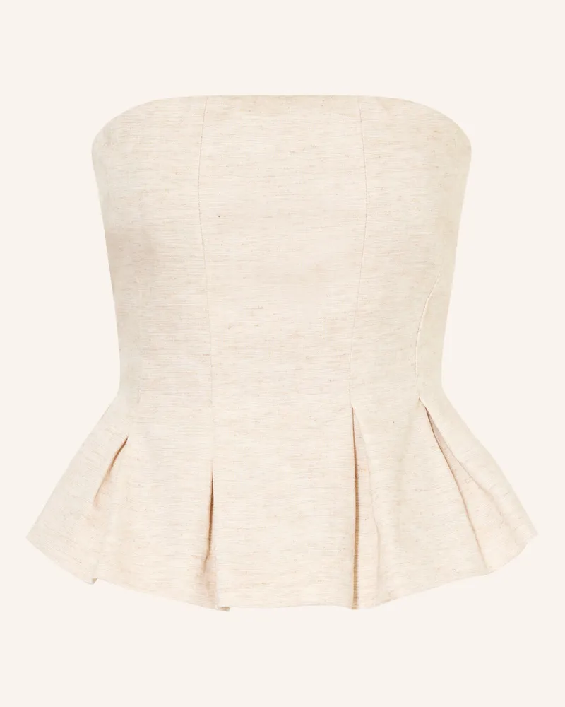 Gestuz Off-Shoulder-Top Gzriava beige Creme