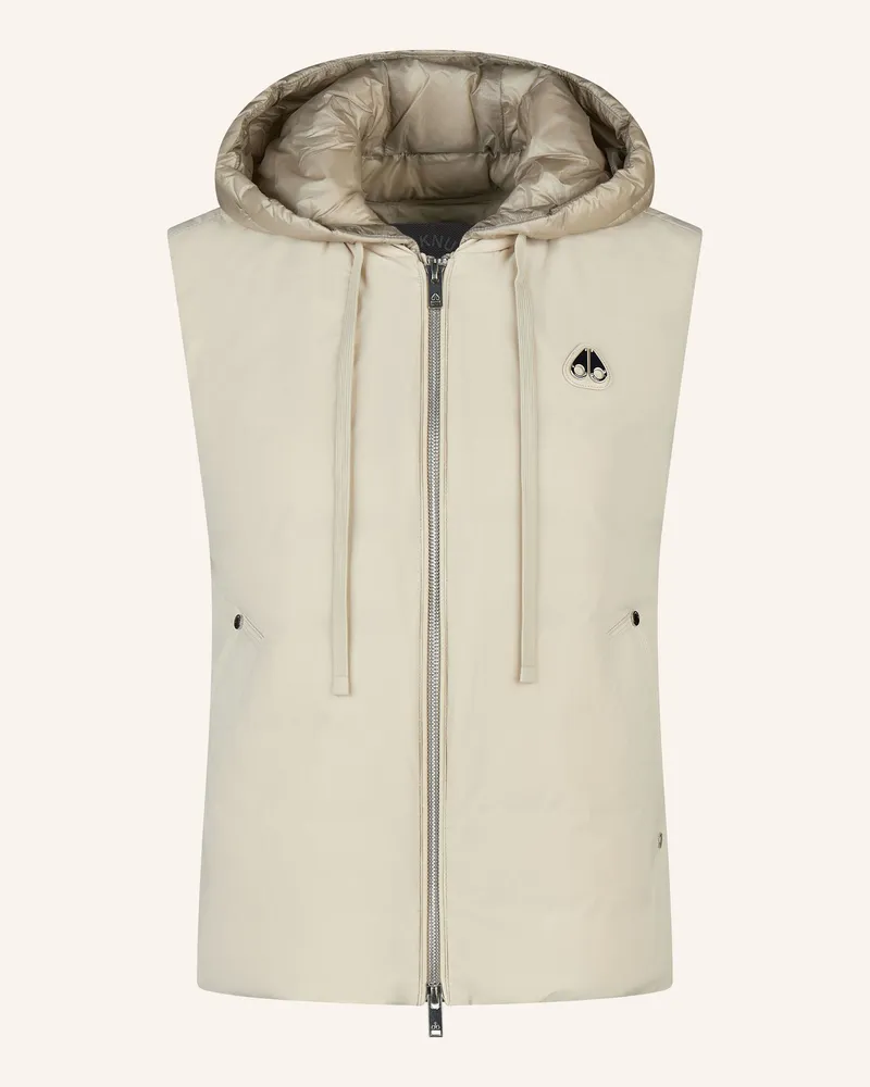 Moose Knuckles Weste Tegan beige Creme