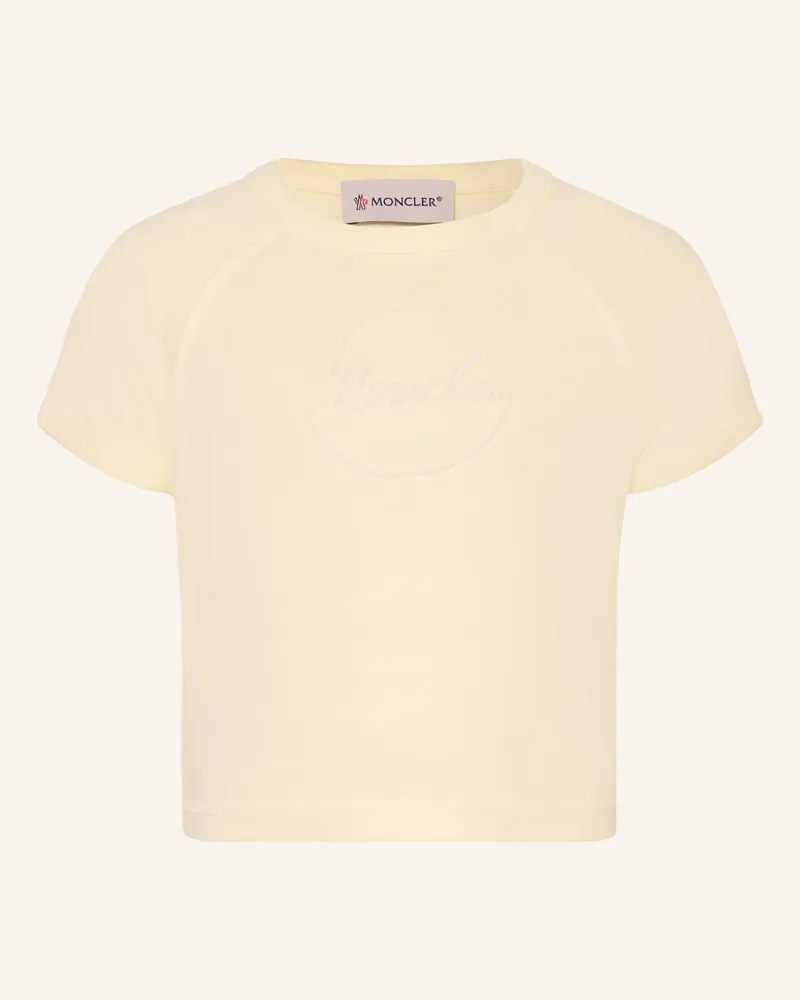 Moncler T-Shirt gelb Hellgelb