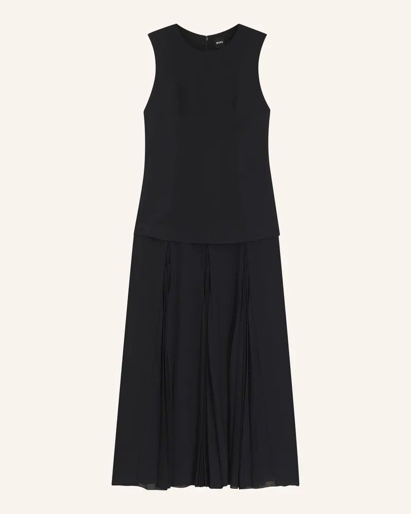 HUGO BOSS Kleid Detulip Regular Fit blau Blau