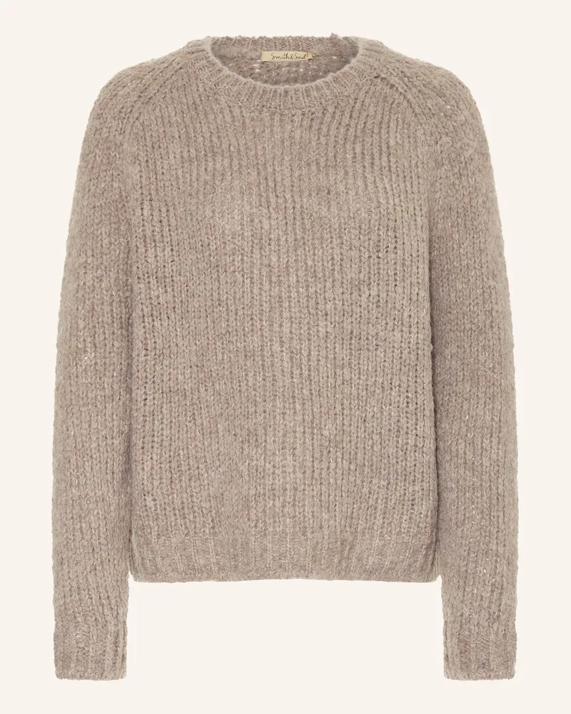 Smith & Soul Pullover mit Alpaka Grau