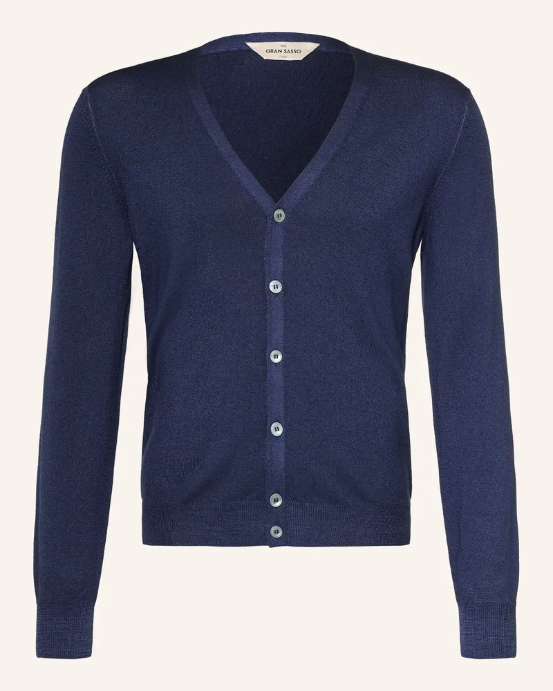 Gran Sasso Strickjacke blau Dunkelblau