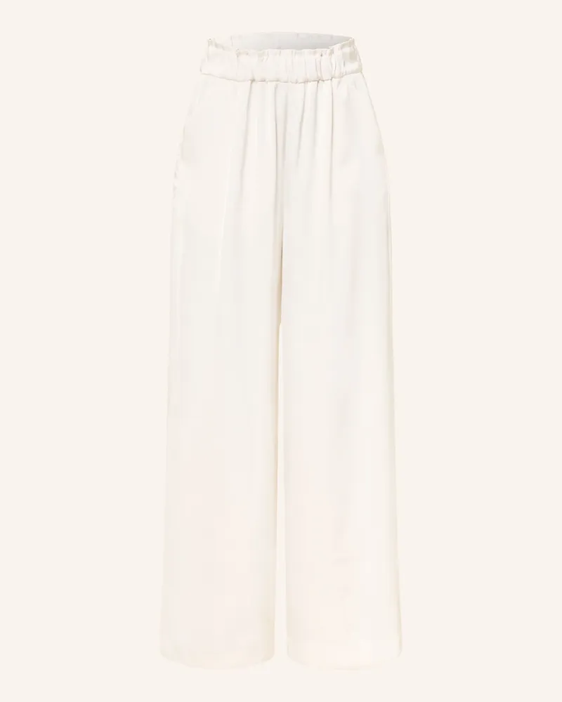 Claudie Pierlot Marlenehose aus Satin Creme
