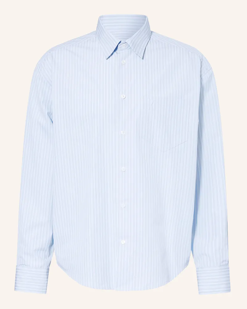 AMI Paris Hemd Boxy Fit blau Hellblau