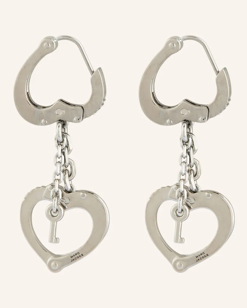 Marc Jacobs Ohrhänger THE HEART HANDCUFF Silber