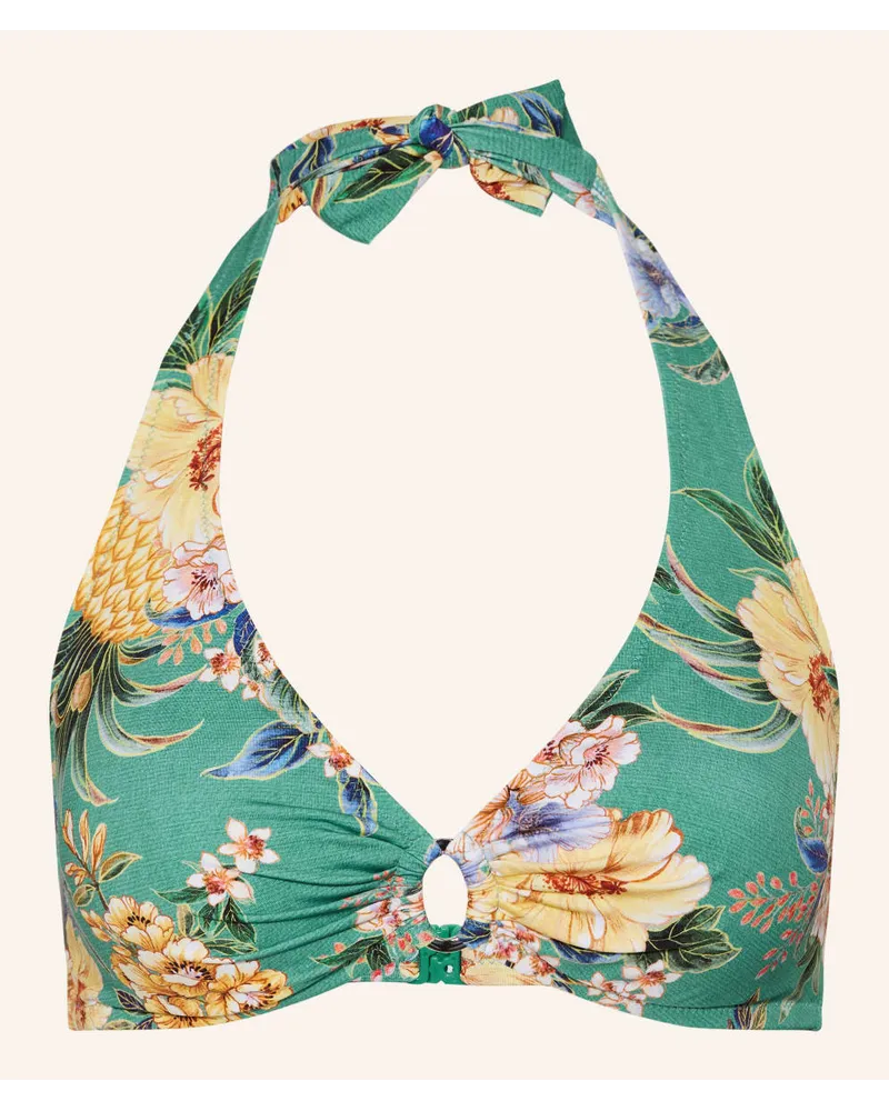 Lidea Neckholder-Bikini-Top PINEAPPLE SEA Blau