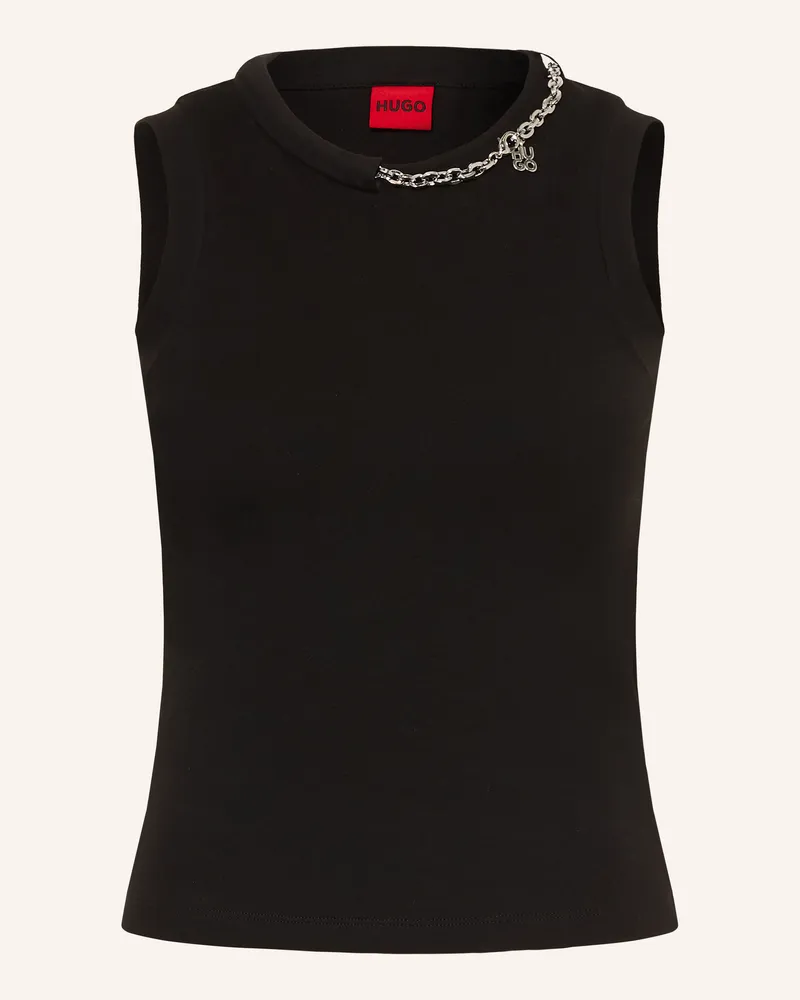 HUGO BOSS Top Delolly schwarz Schwarz