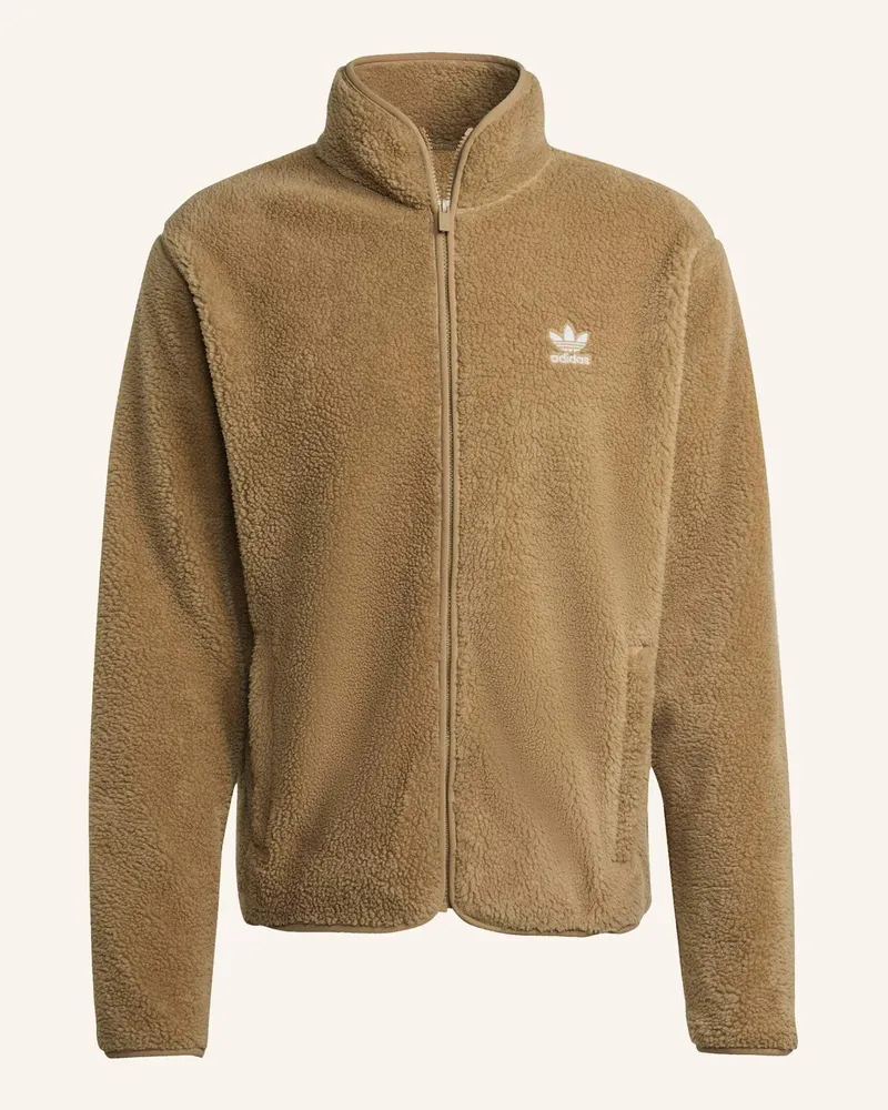 adidas TREFOIL ESSENTIALS TEDDY FLEECE Braun