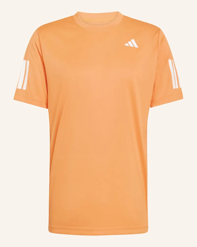 adidas T-Shirt Club Tennis Climacool 3-Stripes orange Orange
