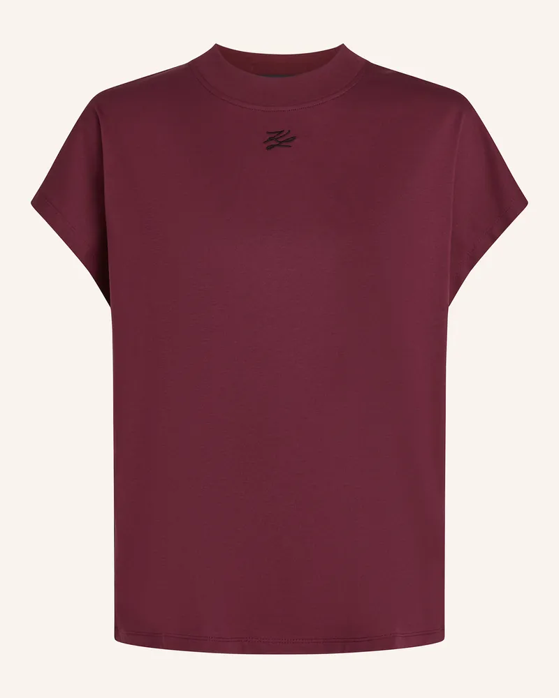 Karl Lagerfeld T-shirt Dunkelrot