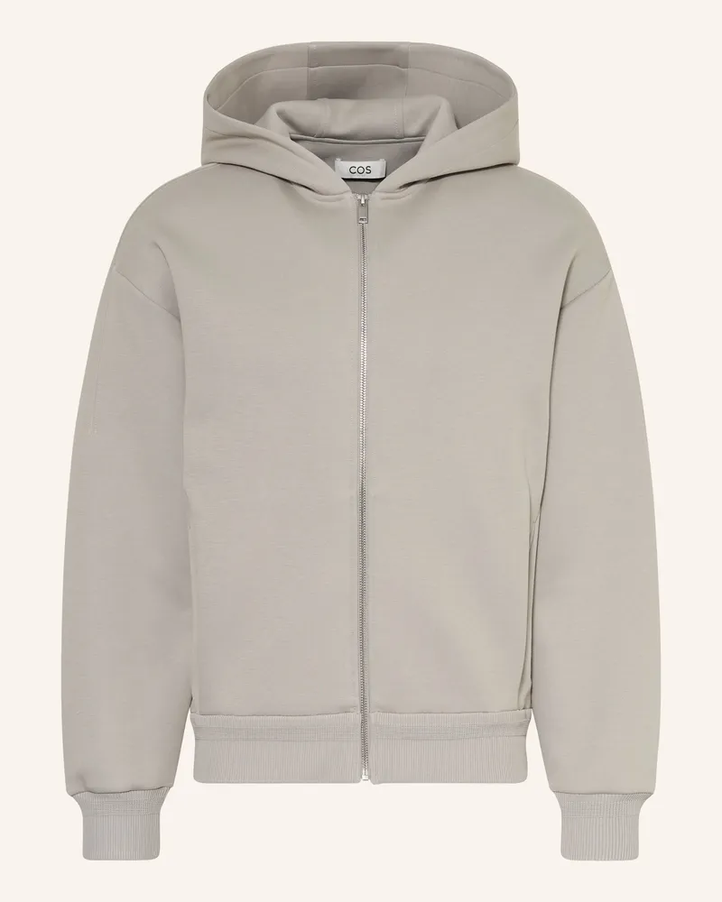 COS Sweatjacke Hellgrau