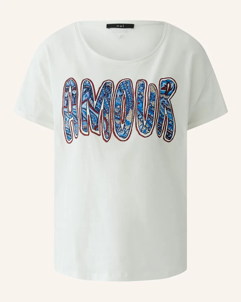 Oui  T-Shirt Weiss
