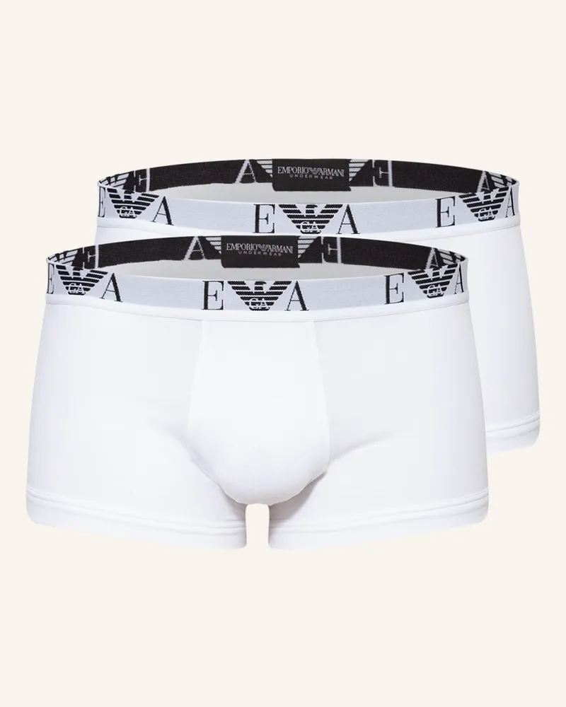 Emporio Armani 2er-Pack Boxershorts Weiss