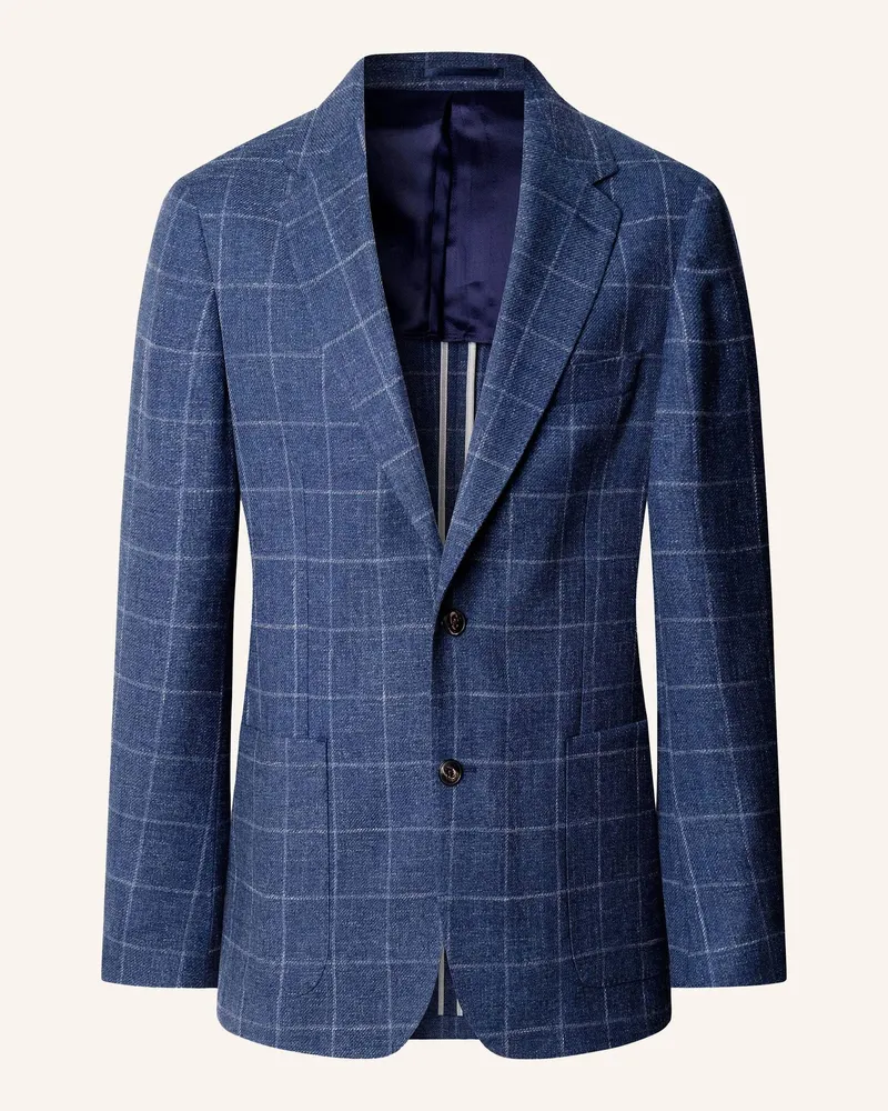 Hackett Sakko Cott Wool Mel Wpane blau Blau