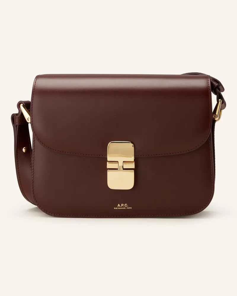 A.P.C. Umhängetasche Grace rot Dunkelrot