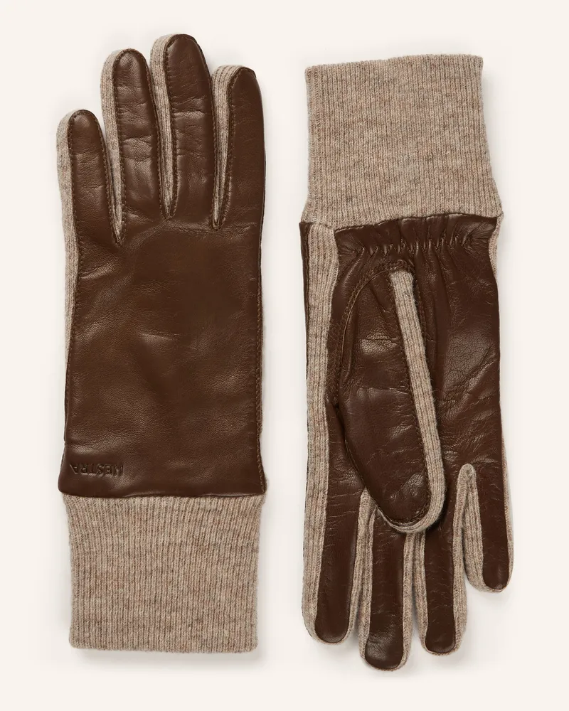 Hestra Handschuhe Jeanne braun Braun