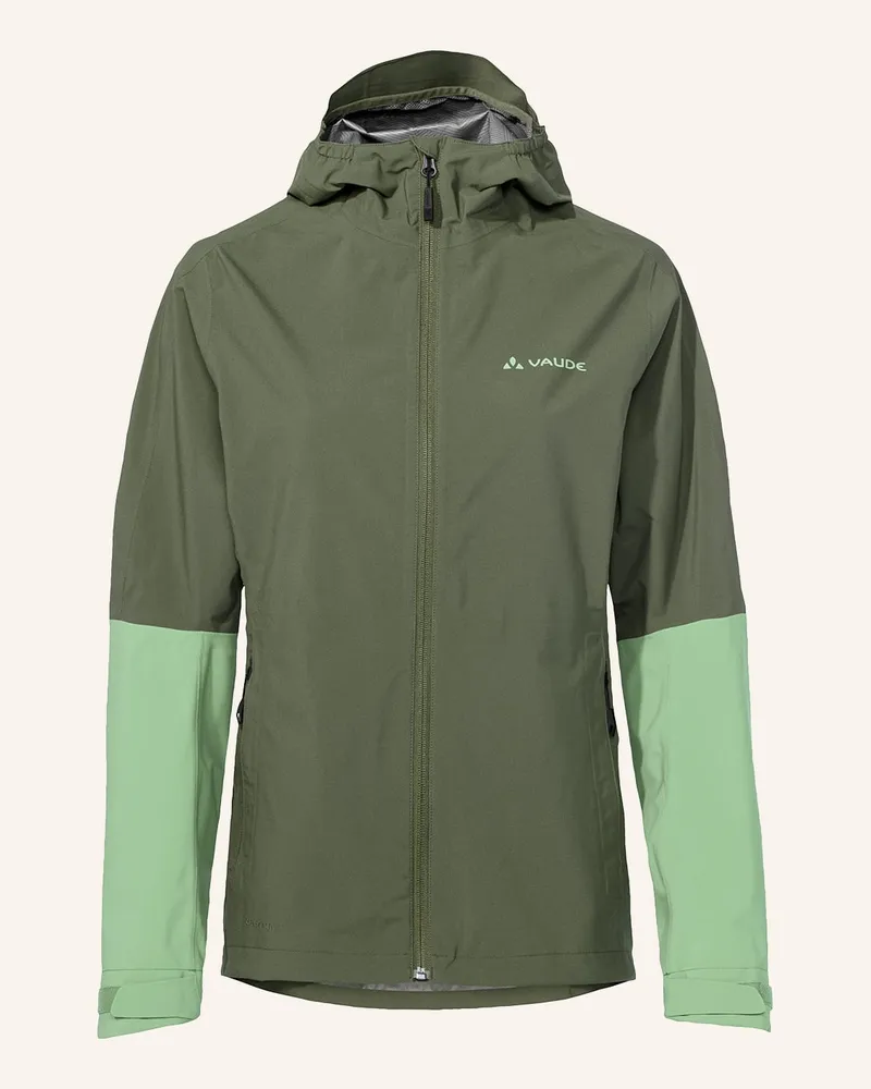 Vaude Radjacke W MOAB RAIN J II Gruen