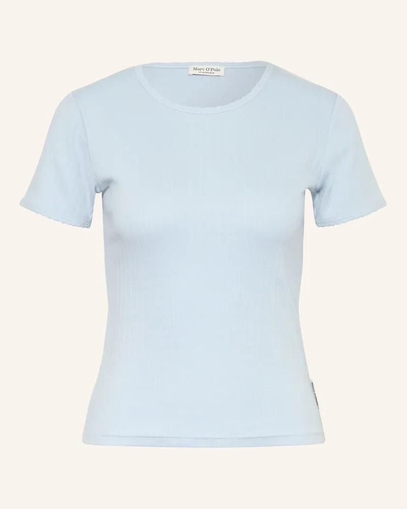 Marc O'Polo Schlafshirt Hellblau