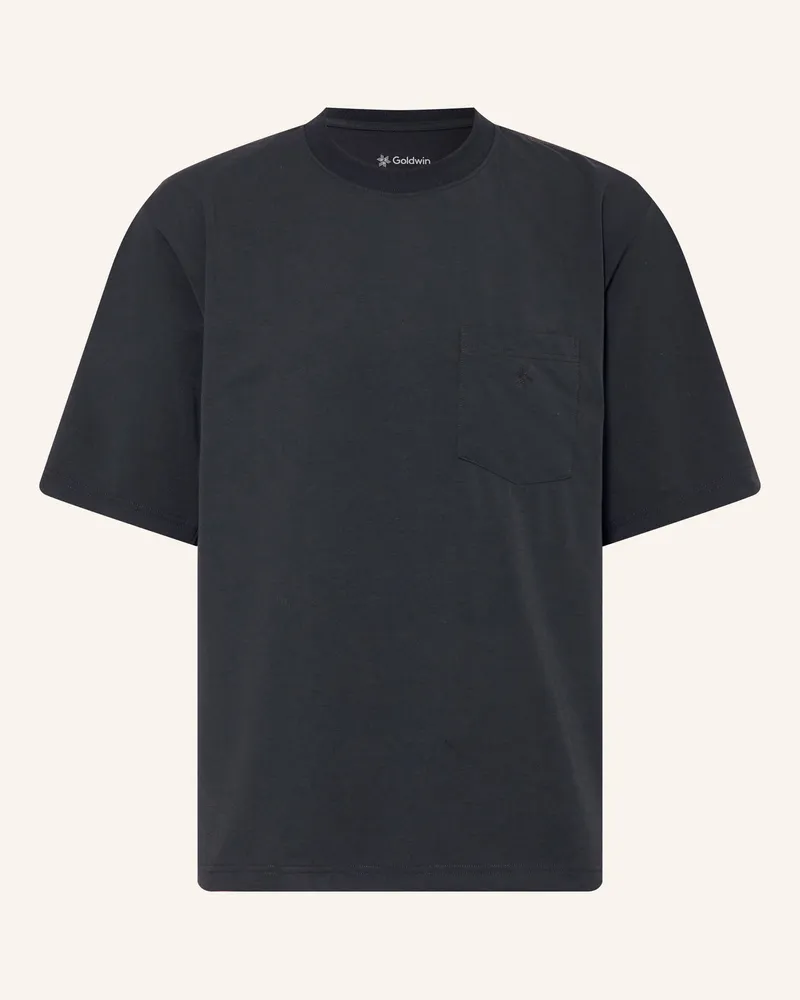 Goldwin T-Shirt Oversized Pocket schwarz Schwarz