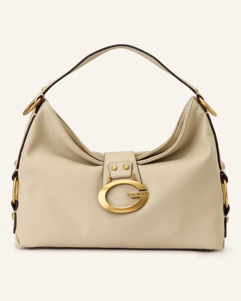 Guess Schultertasche Camden beige Grau