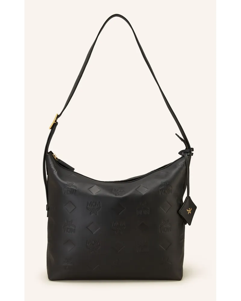 MCM Hobo-Bag AREN LARGE Schwarz