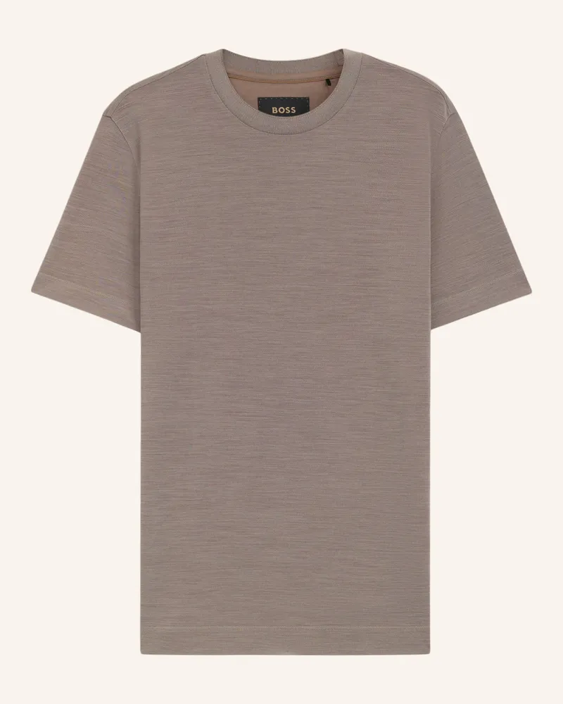 HUGO BOSS T-Shirt L-TESAR 113 Regular Fit Beige