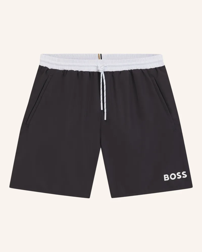 HUGO BOSS Badeshort STARFISH Dunkelgrau