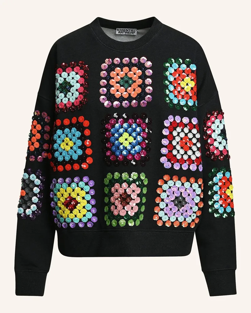 Essentiel Sweatshirt Karnaval schwarz Schwarz